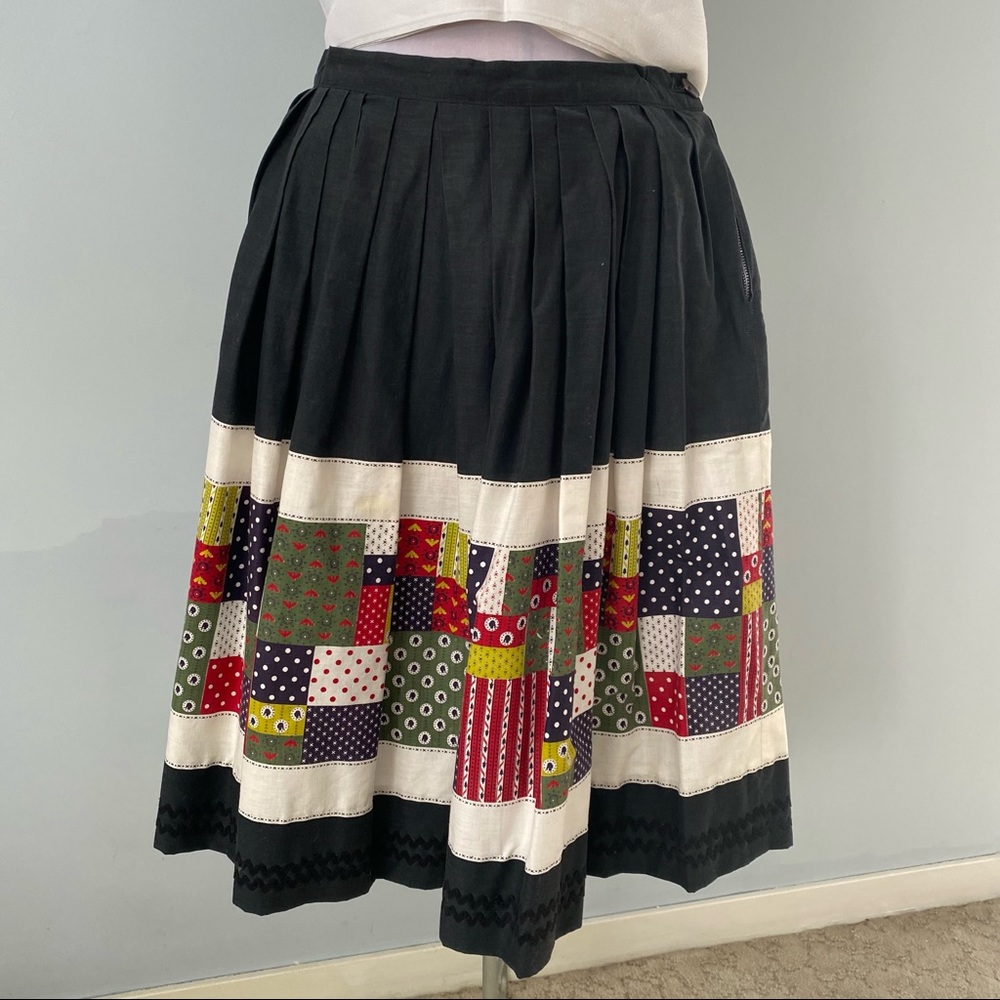 Patchwork Two-Piece Skirt Set - image 4